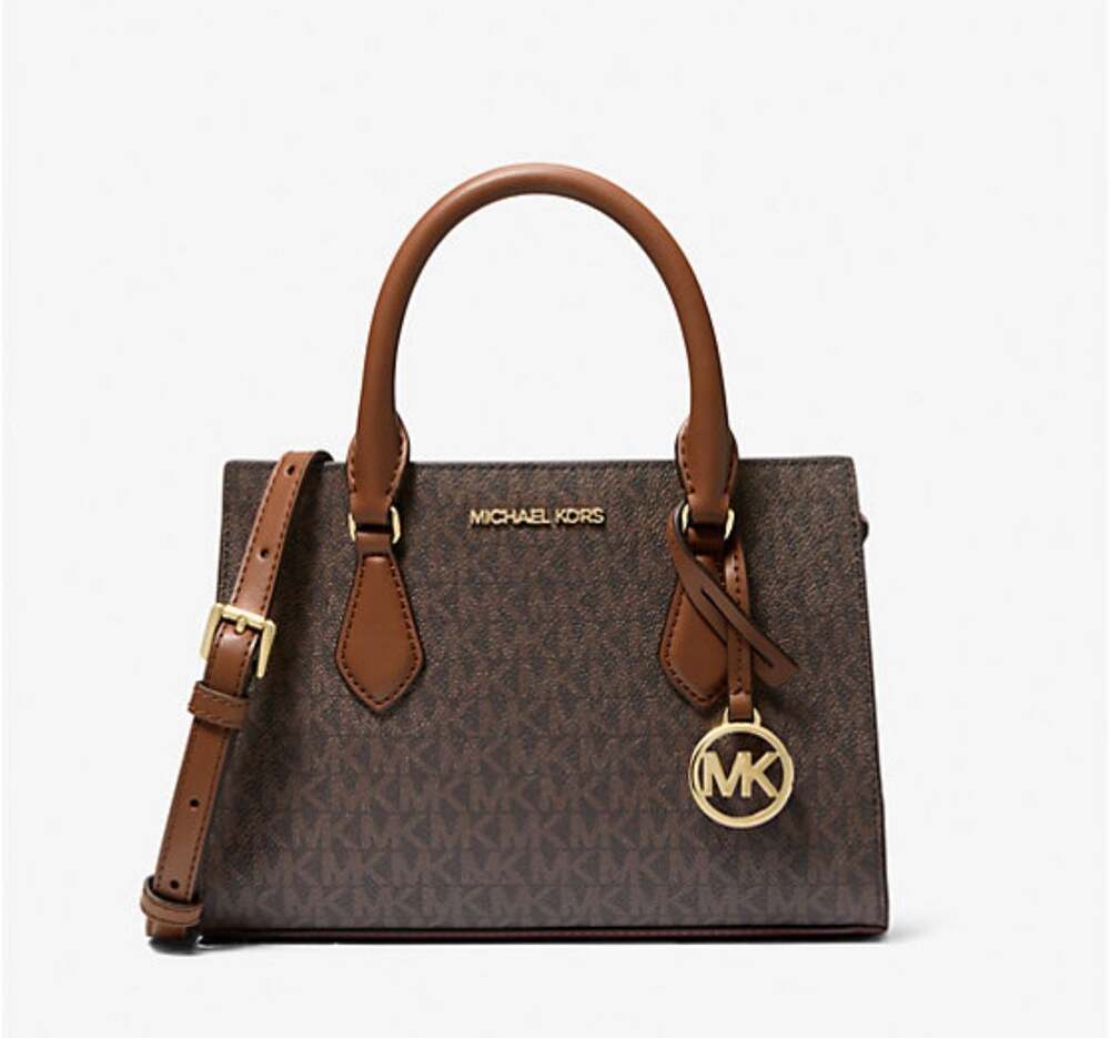 Michael Kors Sheila Small Signature Logo Satchel